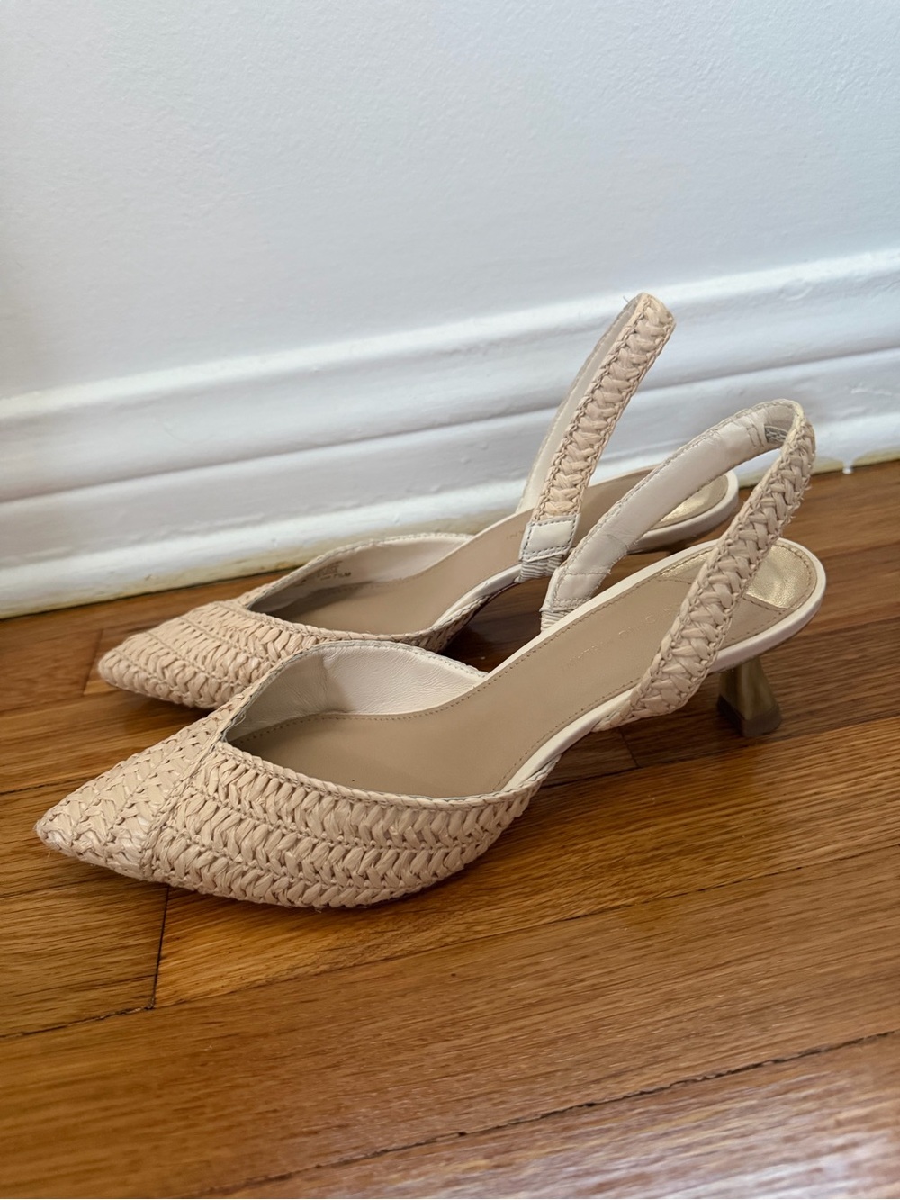 Antonio Melani - Rattan Slingback Flats 7.5